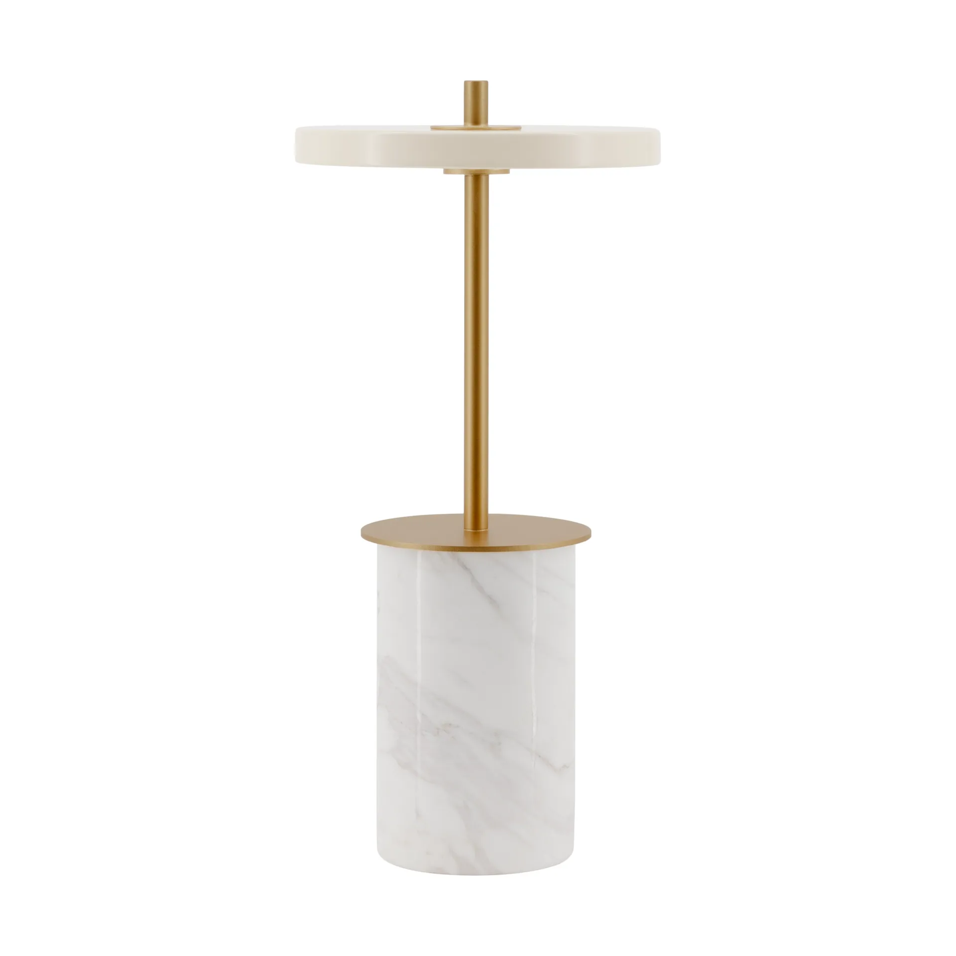 Asteria Move Mini candeeiro de mesa Ø12x25,5 cm, White marble Umage
