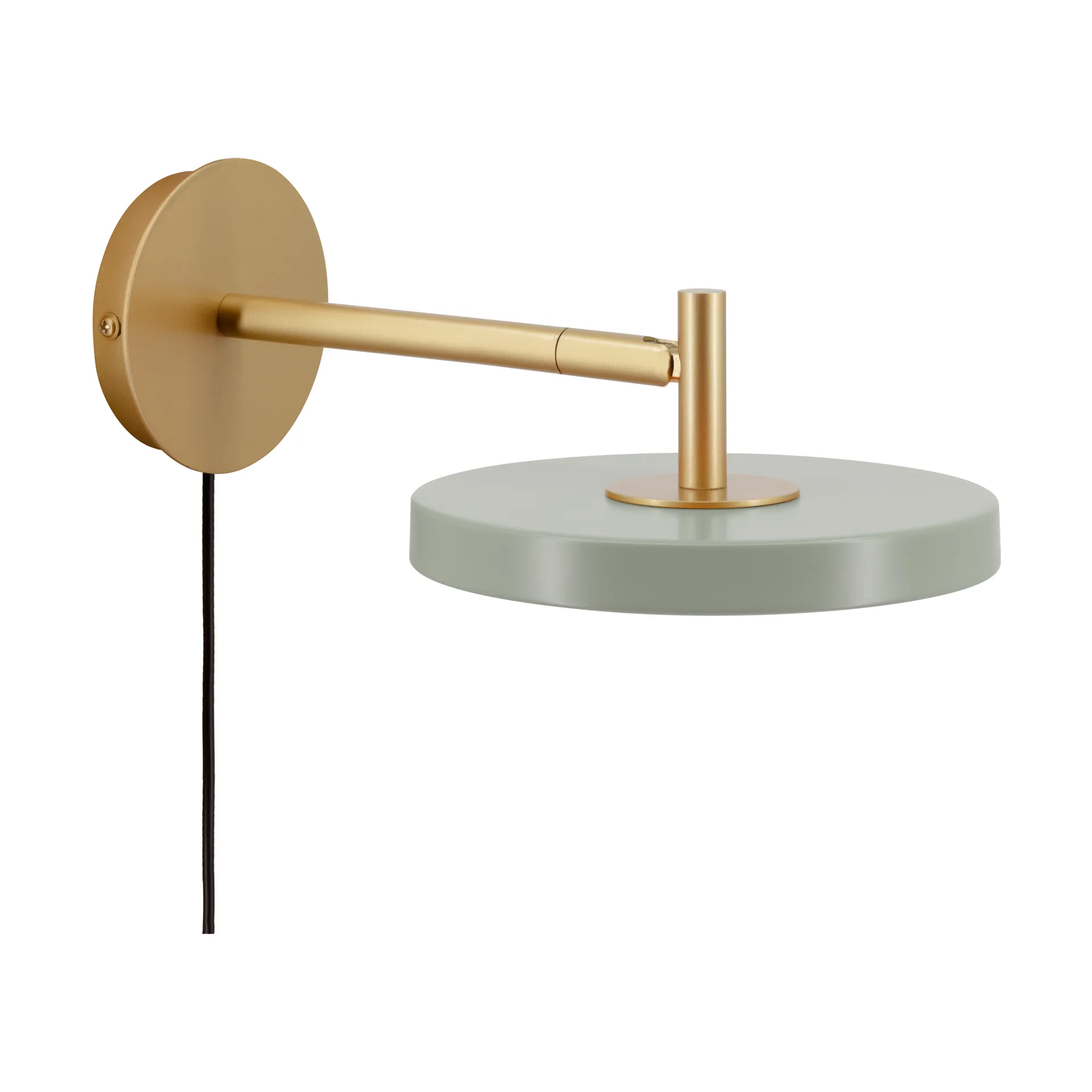 Asteria Wall candeeiro de parede curto, Nuance oliva Umage