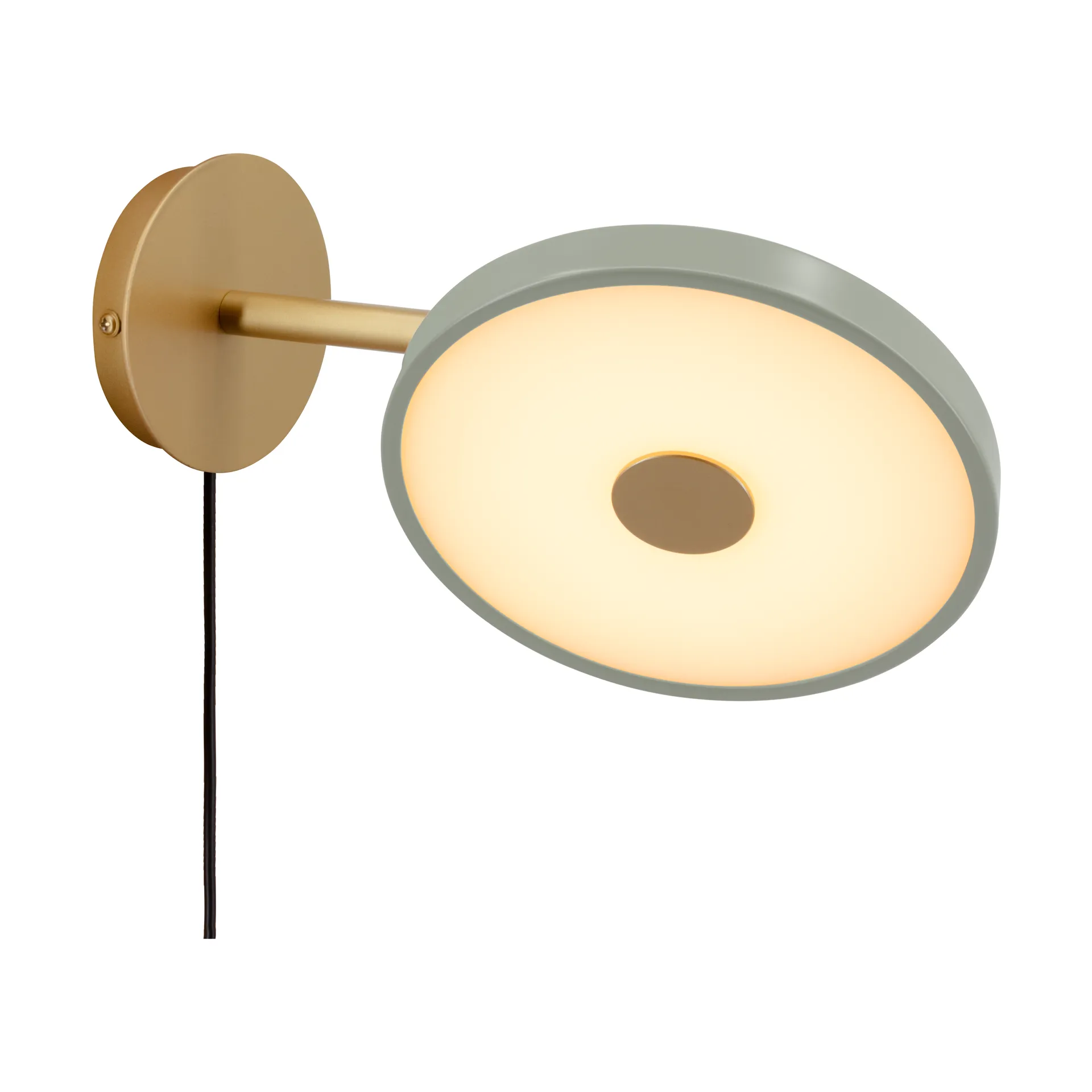 Asteria Wall candeeiro de parede curto, Nuance oliva Umage