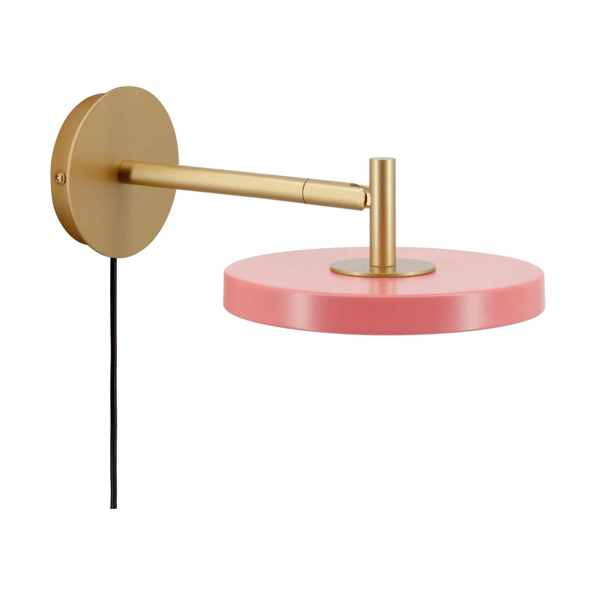 Asteria Wall candeeiro de parede curto, Nuance rosa Umage
