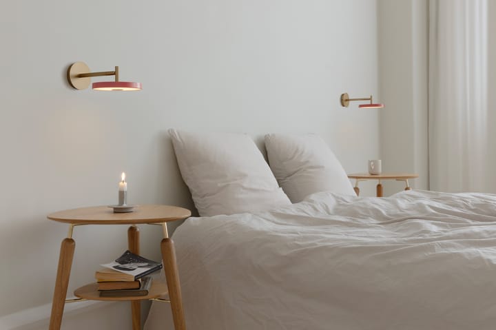 Asteria Wall candeeiro de parede curto, Nuance rosa Umage