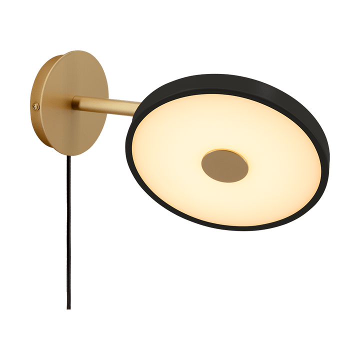 Asteria Wall candeeiro de parede curto, Preto Umage