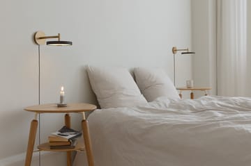 Asteria Wall candeeiro de parede curto - Preto - Umage