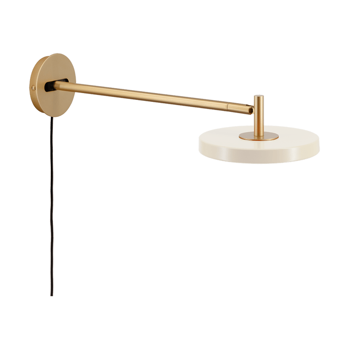 Asteria Wall candeeiro de parede longo - Branco pérola - Umage