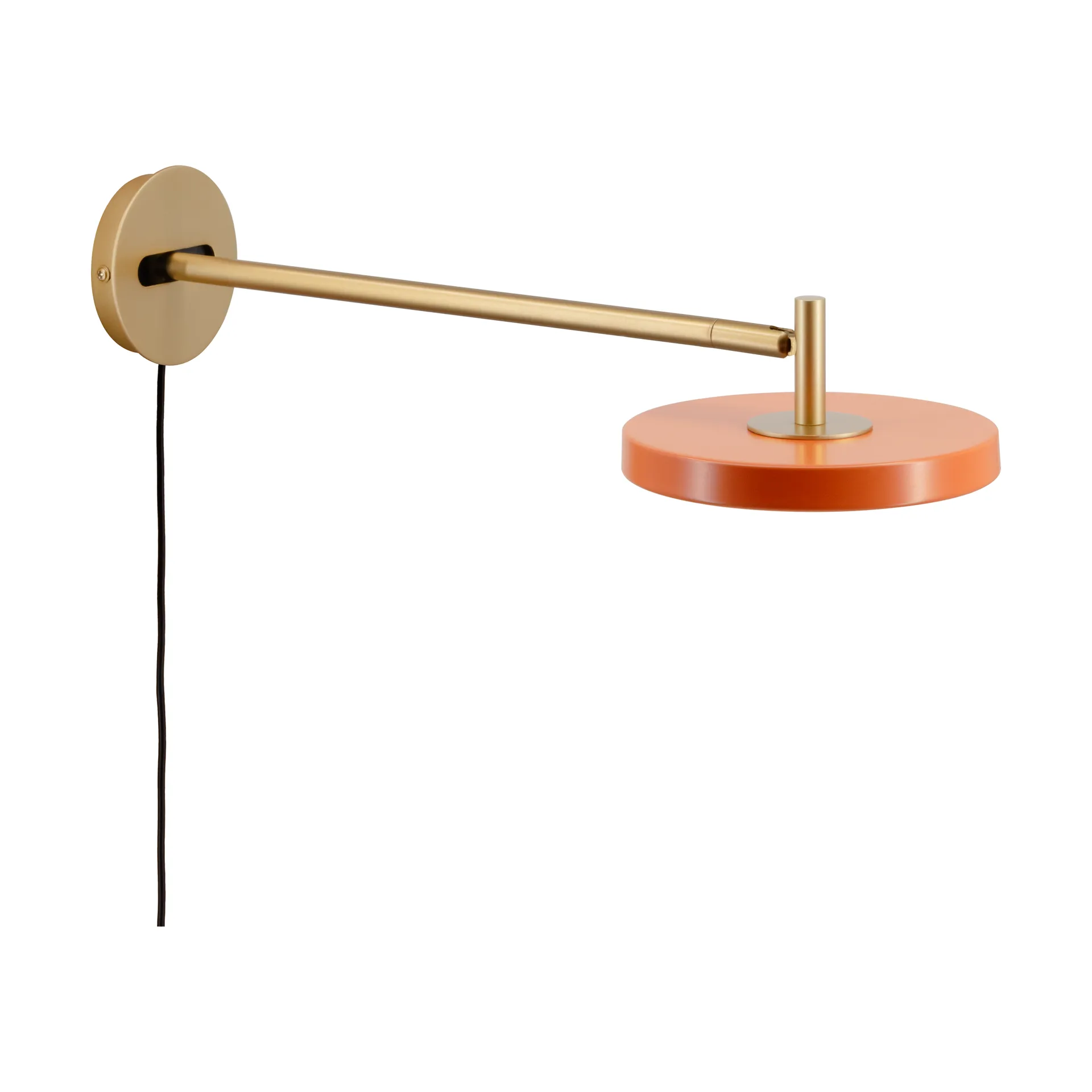 Asteria Wall candeeiro de parede longo, Nuance laranja Umage