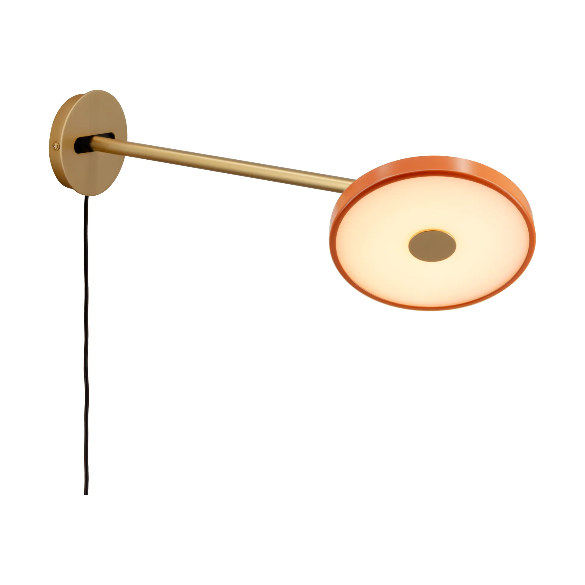 Asteria Wall candeeiro de parede longo, Nuance laranja Umage