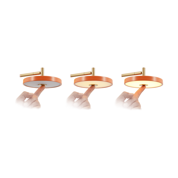 Asteria Wall candeeiro de parede longo, Nuance laranja Umage