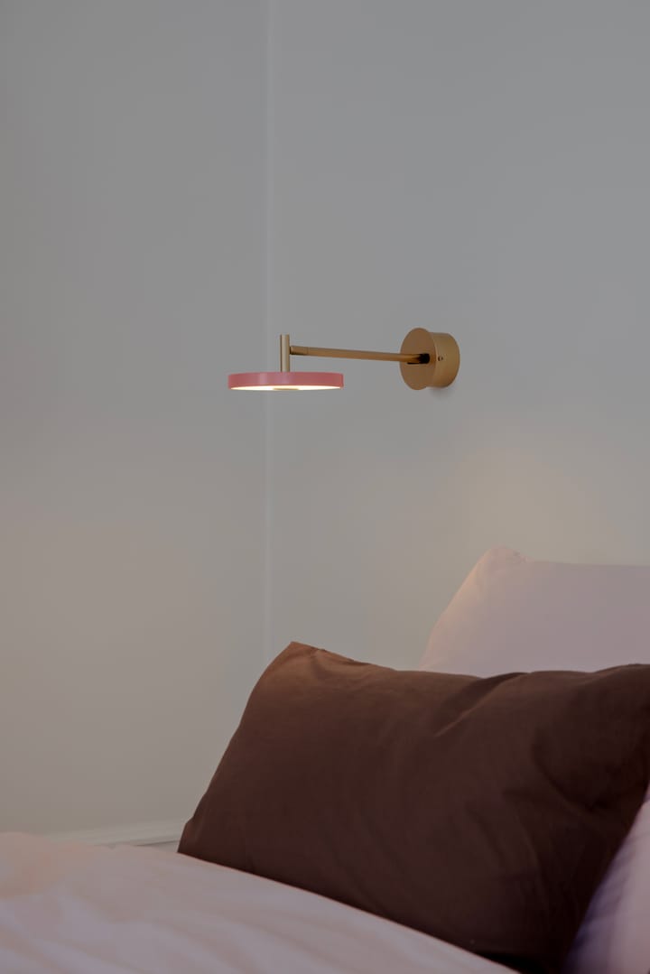 Asteria Wall candeeiro de parede longo, Nuance rosa Umage