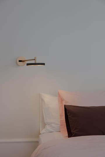 Asteria Wall candeeiro de parede longo - Preto - Umage