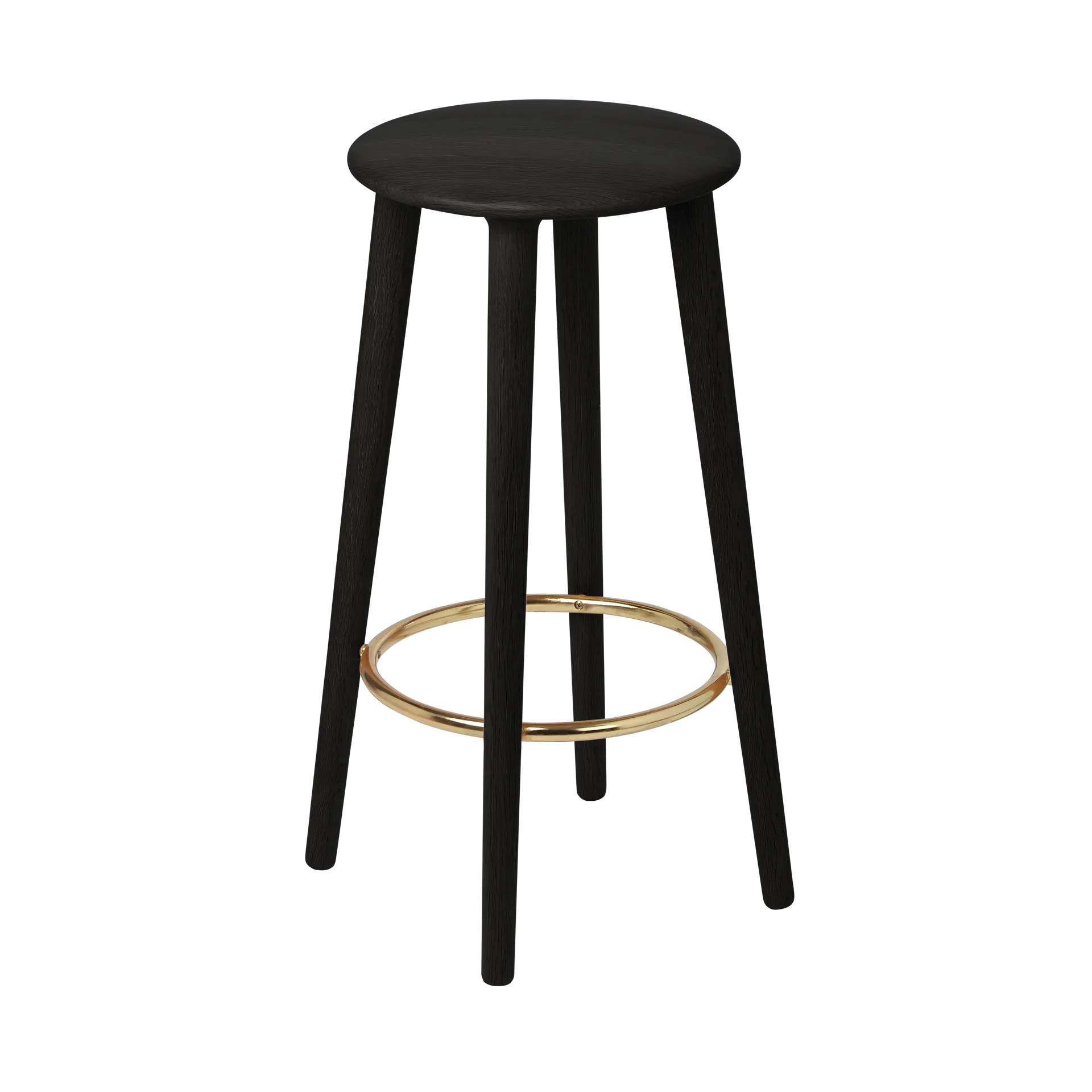 Banqueta de bar The Socialite Counter 67,5 cm, Black oak Umage