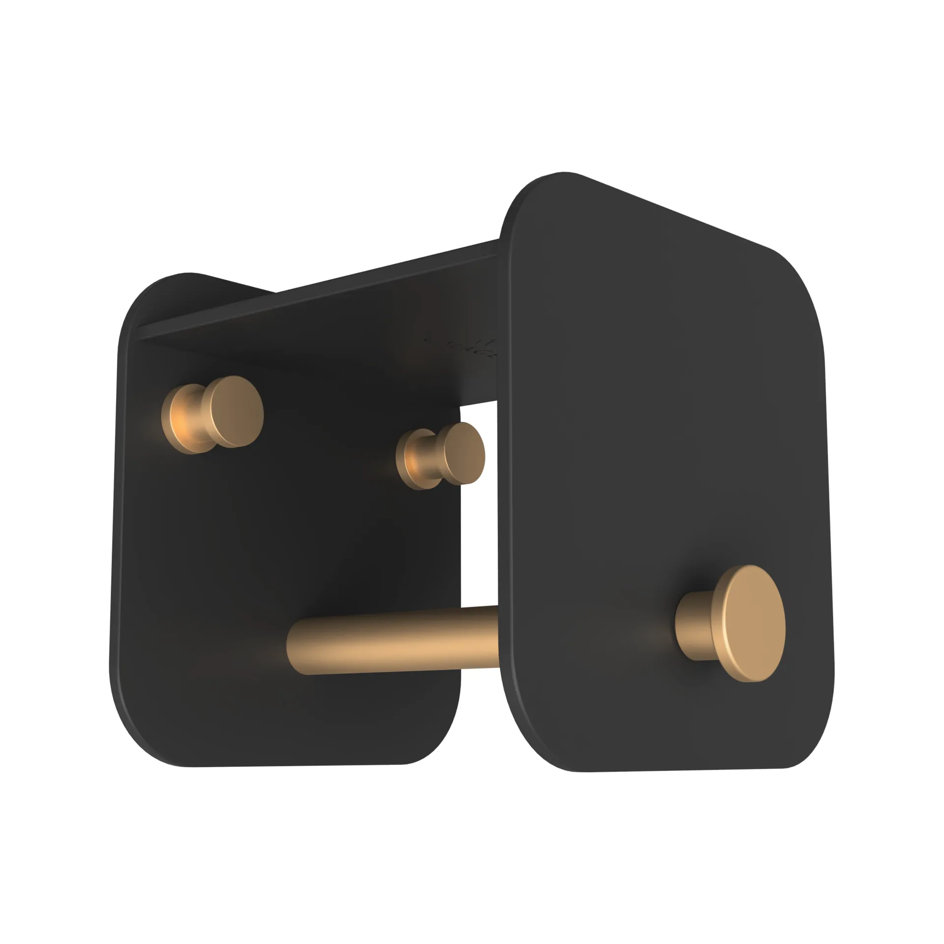 Cabide de parede Hang in There, Black-brass Umage