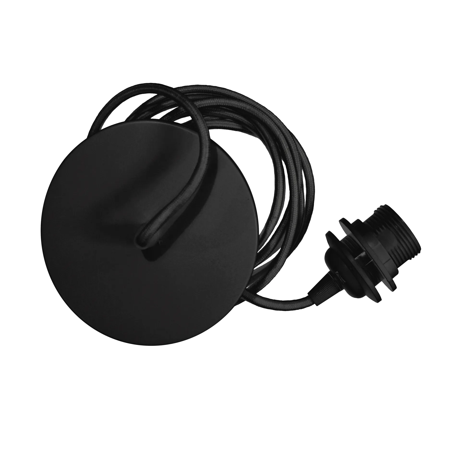 Cabo de suspensão para candeeiro de teto Rosette, preto Umage