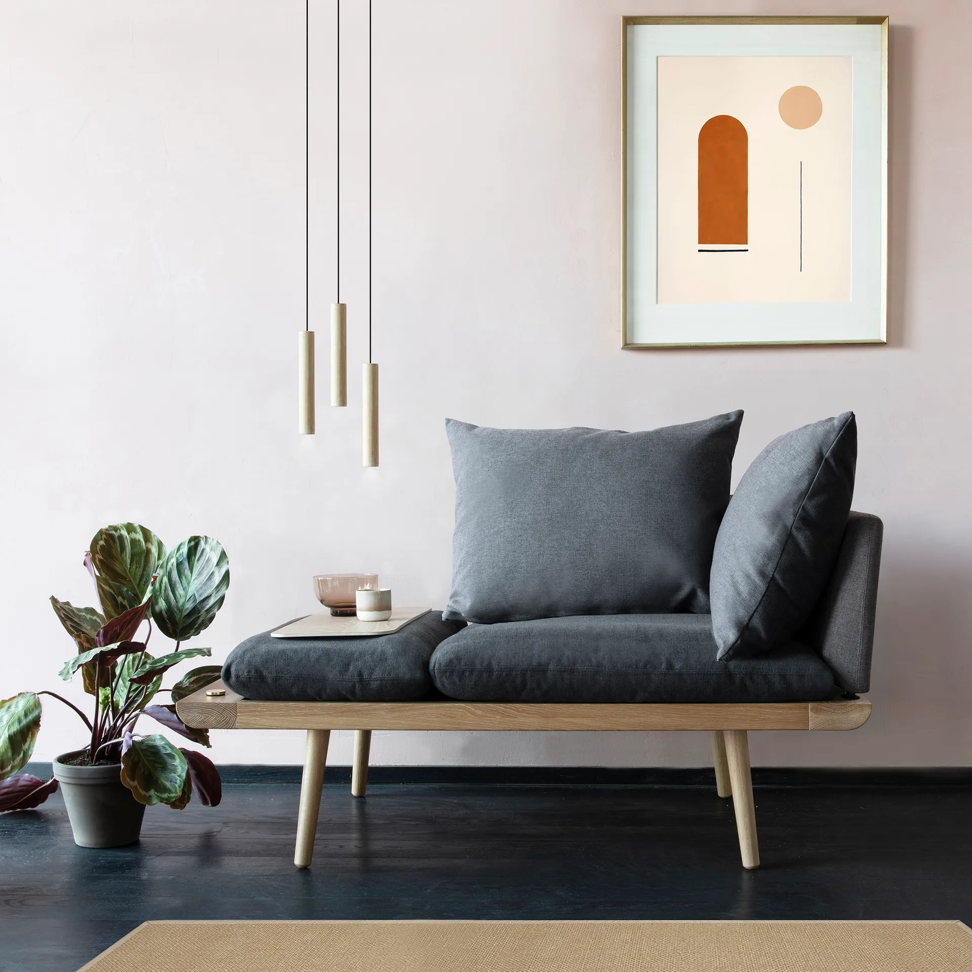 Candeeiro 3 Chimes, carvalho Umage