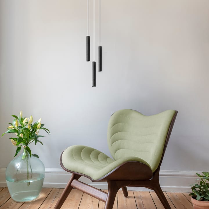 Candeeiro 3 Chimes, preto Umage
