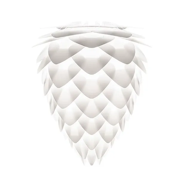 Candeeiro branco Conia, Ø30 cm Umage