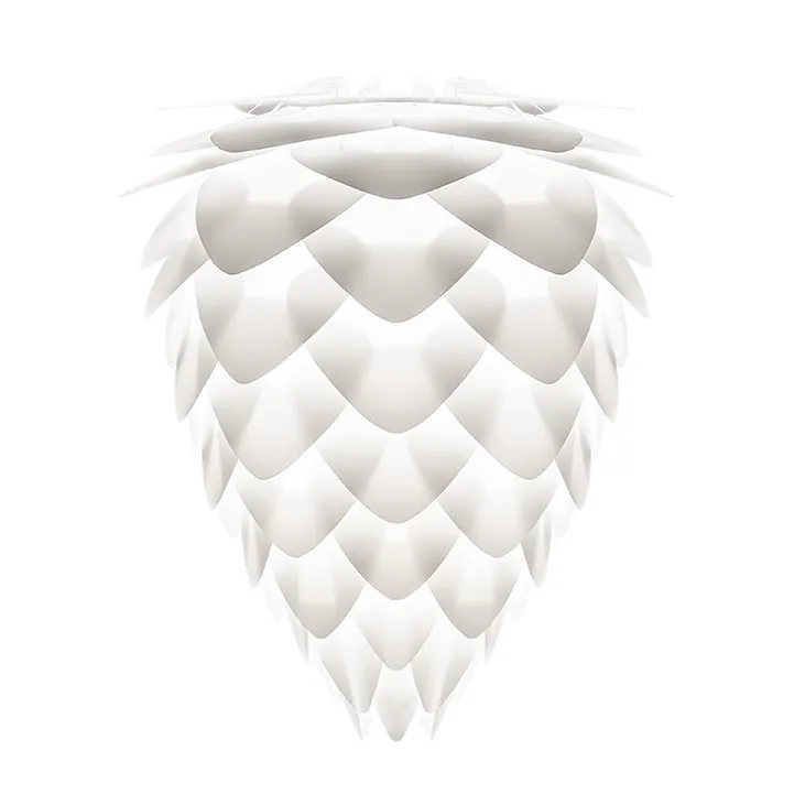 Candeeiro branco Conia, Ø40 cm Umage