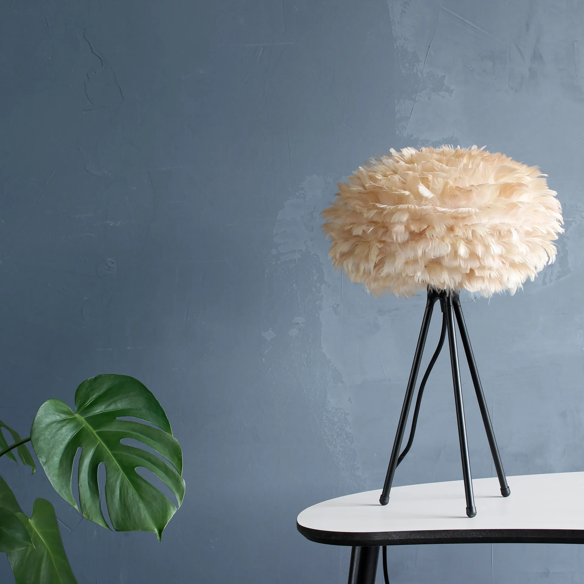 Candeeiro castanho claro Eos, mini 35 cm Umage