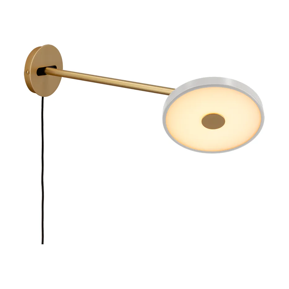Candeeiro de parede Asteria Wall, Long, Nuance mist-brass Umage