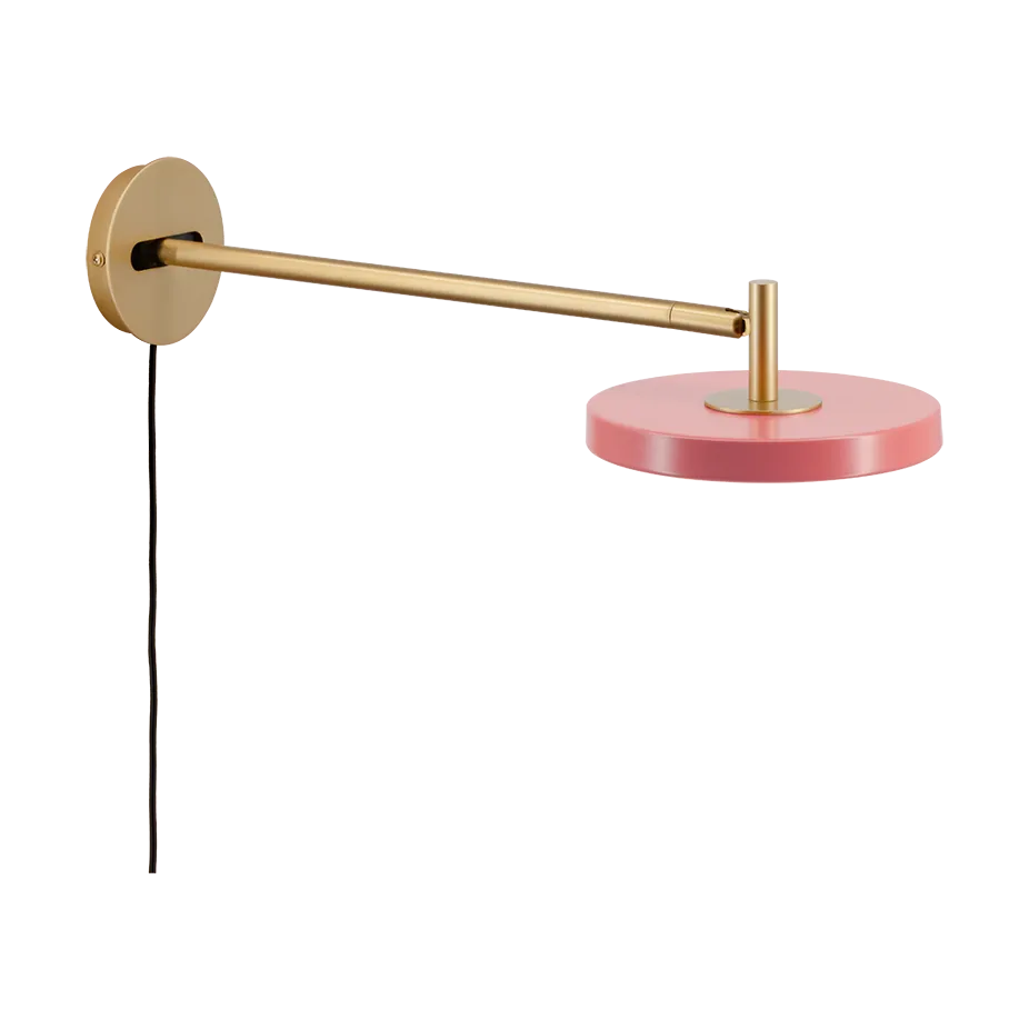 Candeeiro de parede Asteria Wall, Long, Nuance rose-brass Umage