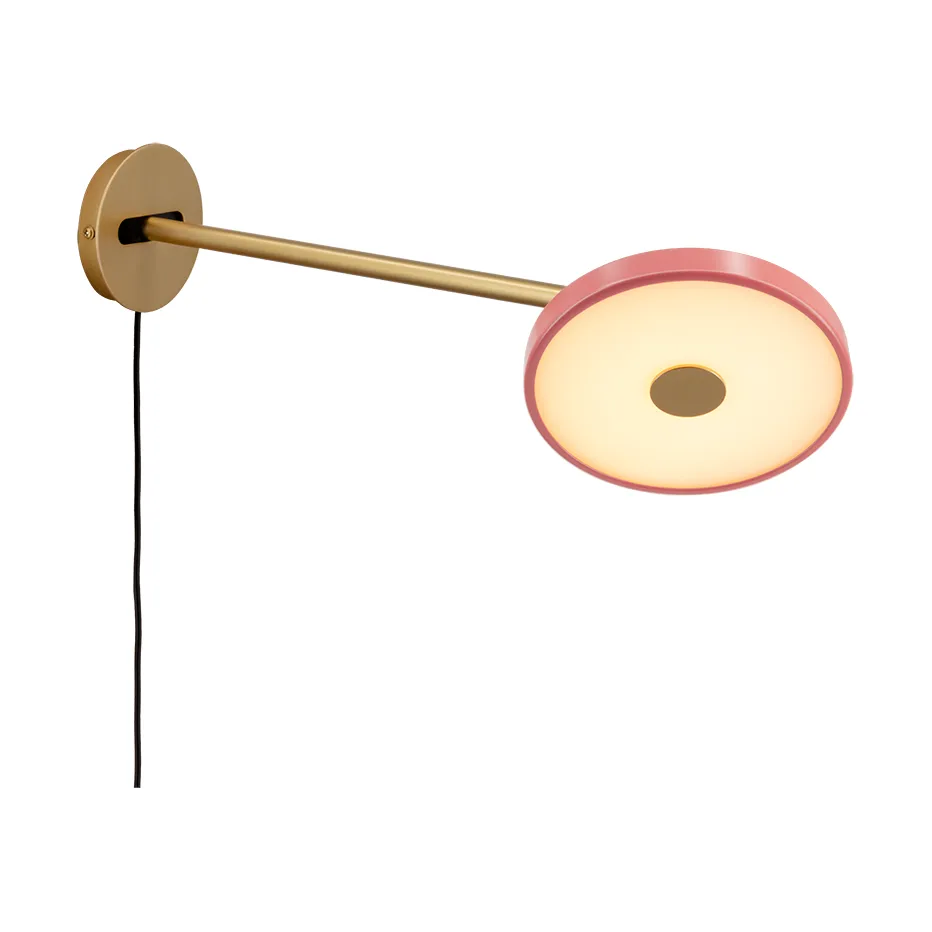Candeeiro de parede Asteria Wall, Long, Nuance rose-brass Umage