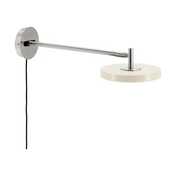 Candeeiro de parede Asteria Wall - Long, Pearl white-chrome - Umage