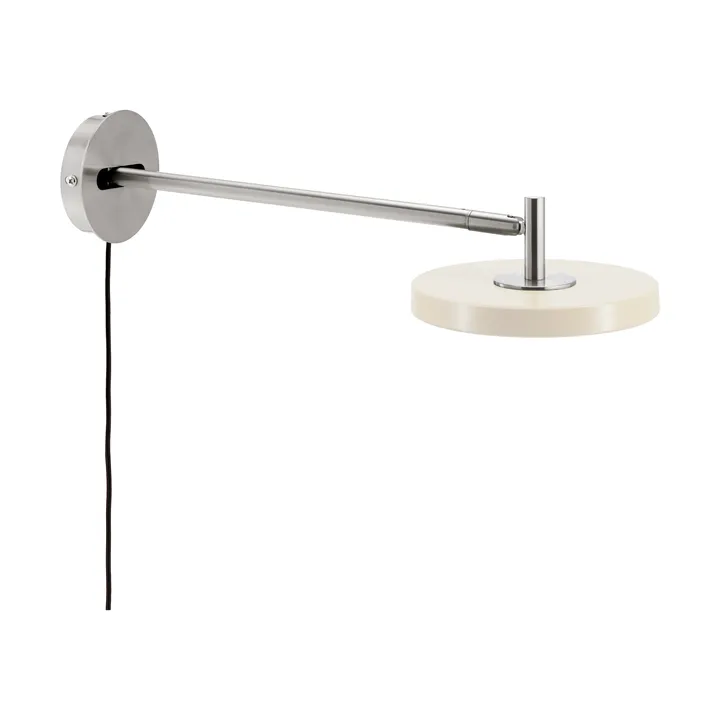 Candeeiro de parede Asteria Wall - Long, Pearl white-chrome - Umage