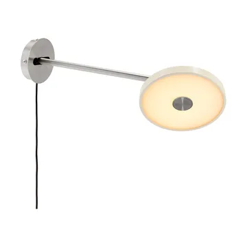 Candeeiro de parede Asteria Wall - Long, Pearl white-chrome - Umage