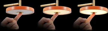Candeeiro de parede Asteria Wall - Short, Black-brass - Umage