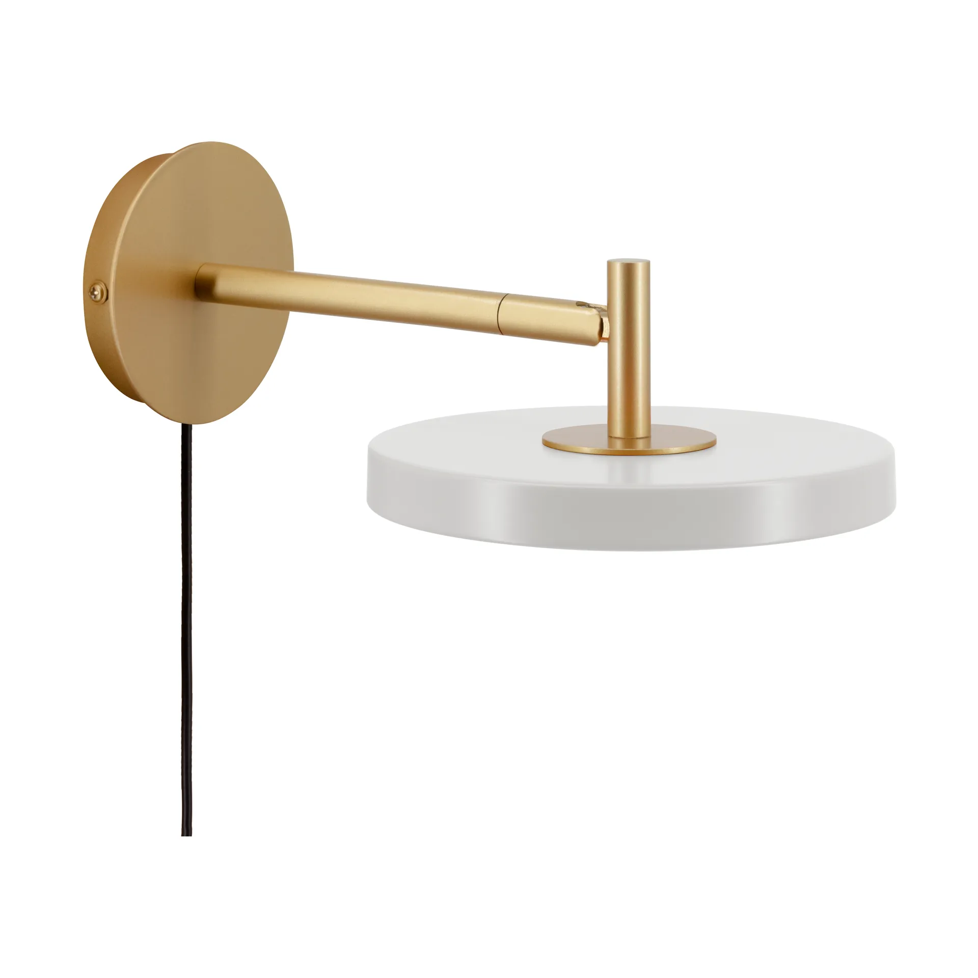 Candeeiro de parede Asteria Wall, Short, Nuance mist-brass Umage