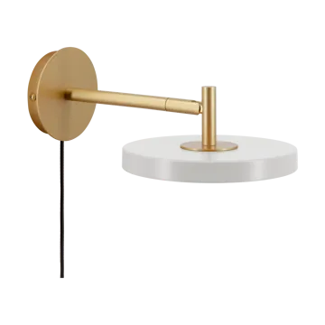 Candeeiro de parede Asteria Wall - Short, Nuance mist-brass - Umage