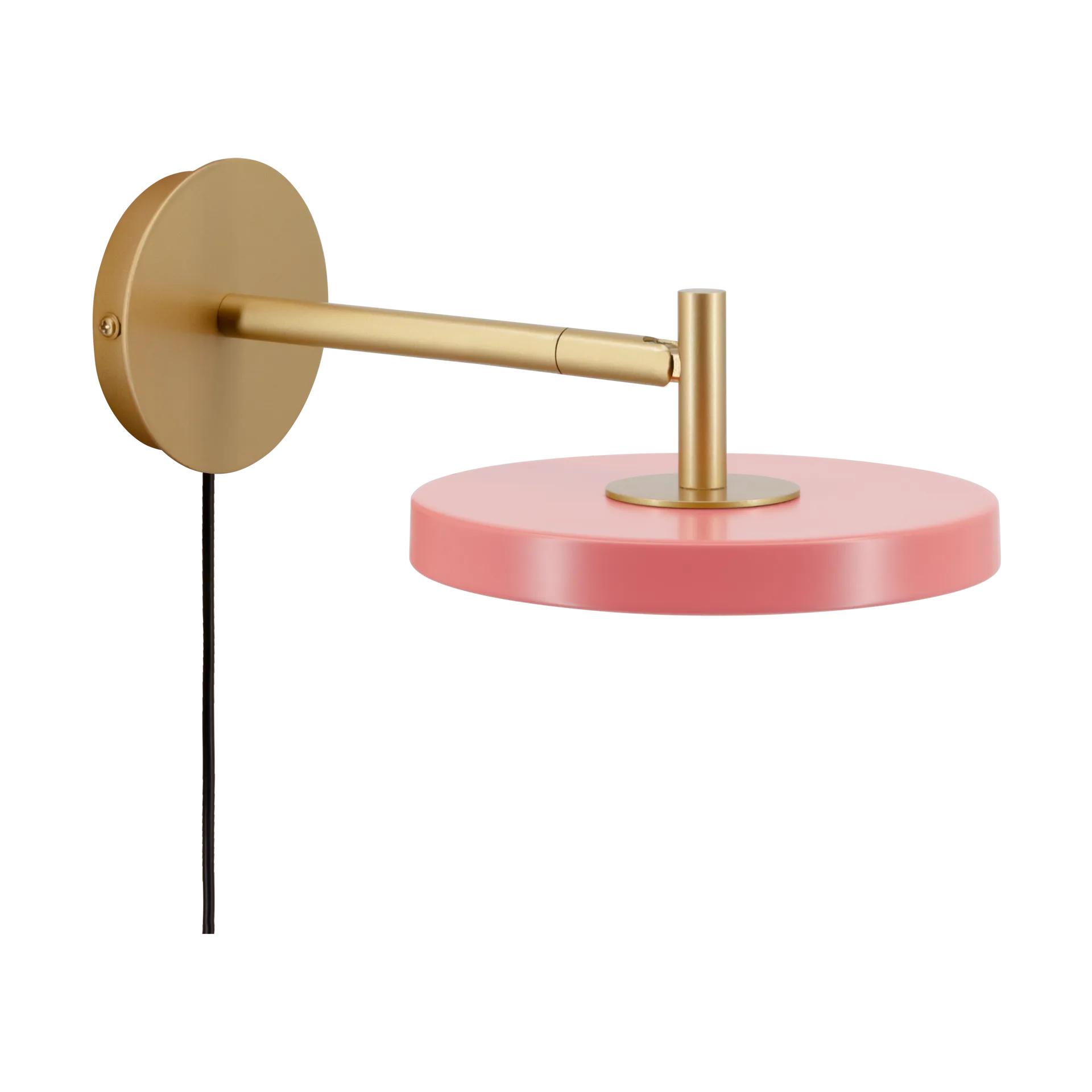 Candeeiro de parede Asteria Wall, Short, Nuance rose-brass Umage
