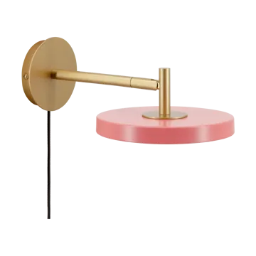Candeeiro de parede Asteria Wall - Short, Nuance rose-brass - Umage