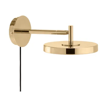 Candeeiro de parede Asteria Wall - Short, Polished brass - Umage