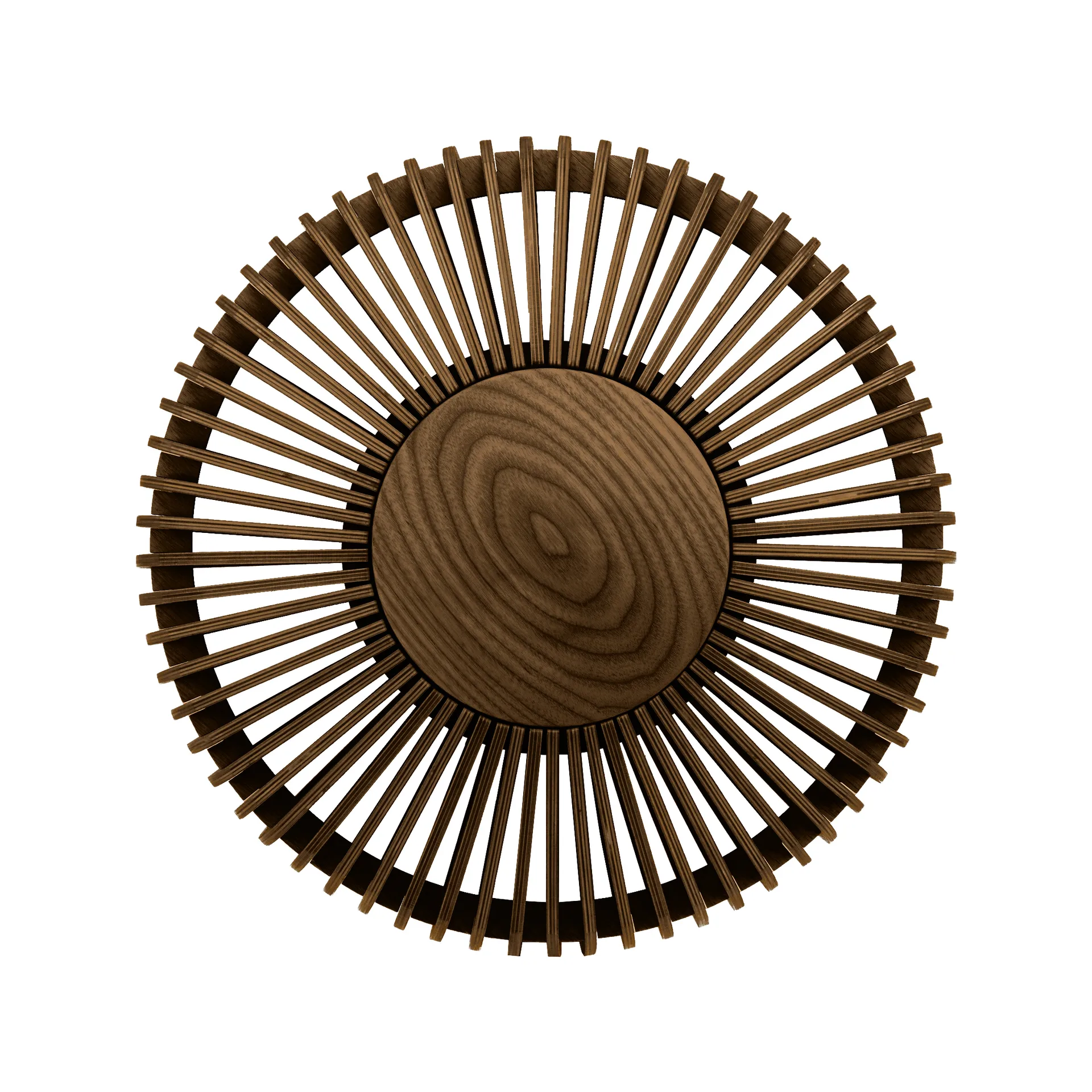 Candeeiro de parede médio Clava Up, Carvalho escuro Umage