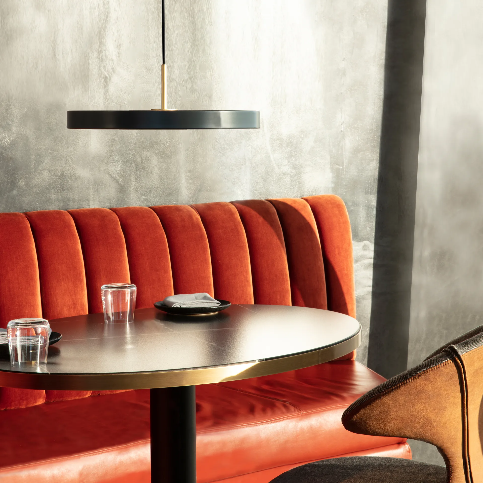 Candeeiro de teto Asteria, preto Umage