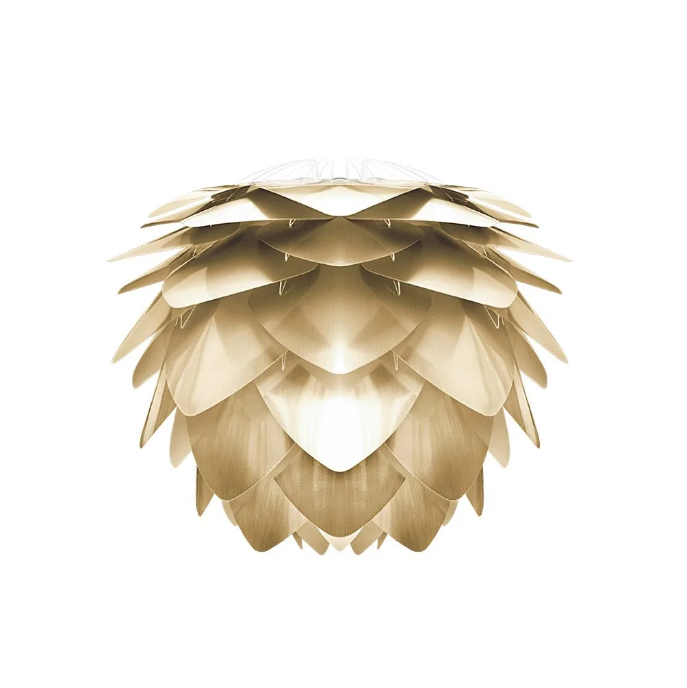 Candeeiro latão escovado Silvia, Ø34 cm Umage