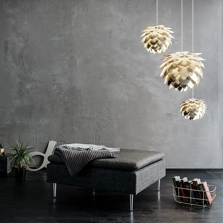 Candeeiro latão escovado Silvia, Ø34 cm Umage