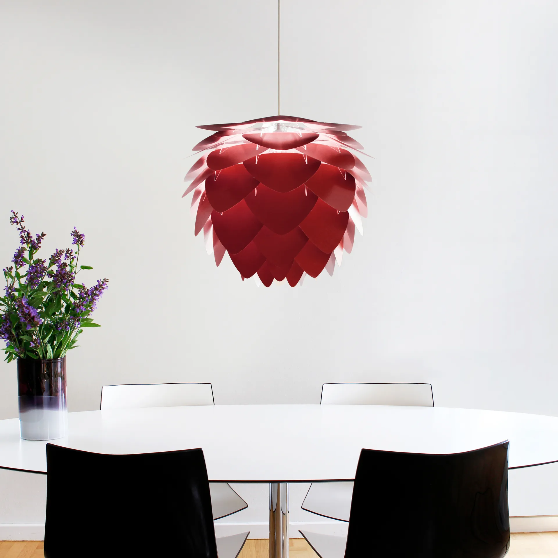 Candeeiro vermelho Aluvia, 59 cm Umage