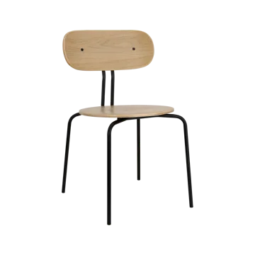 Curious cadeira - Oak-black legs - Umage