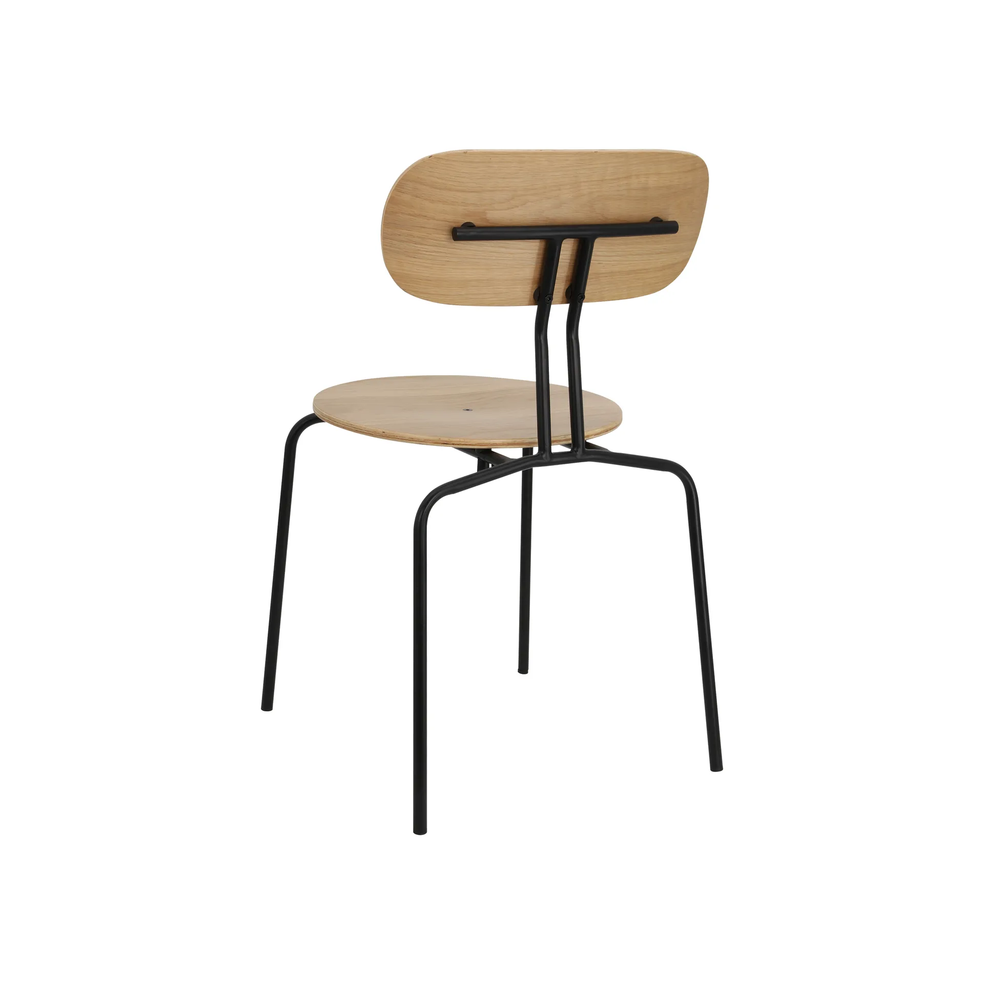 Curious cadeira, Oak-black legs Umage