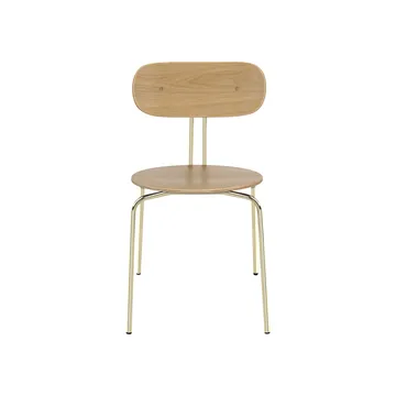 Curious cadeira - Oak-brass legs - Umage