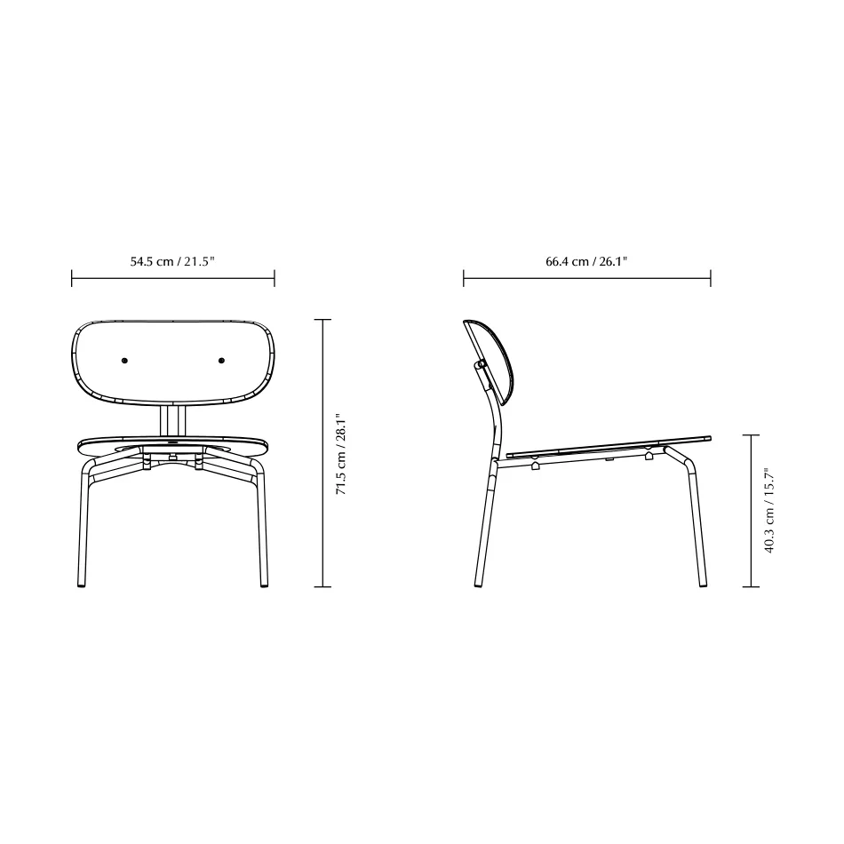 Curious poltrona de descanso, Carvalho-latão Umage