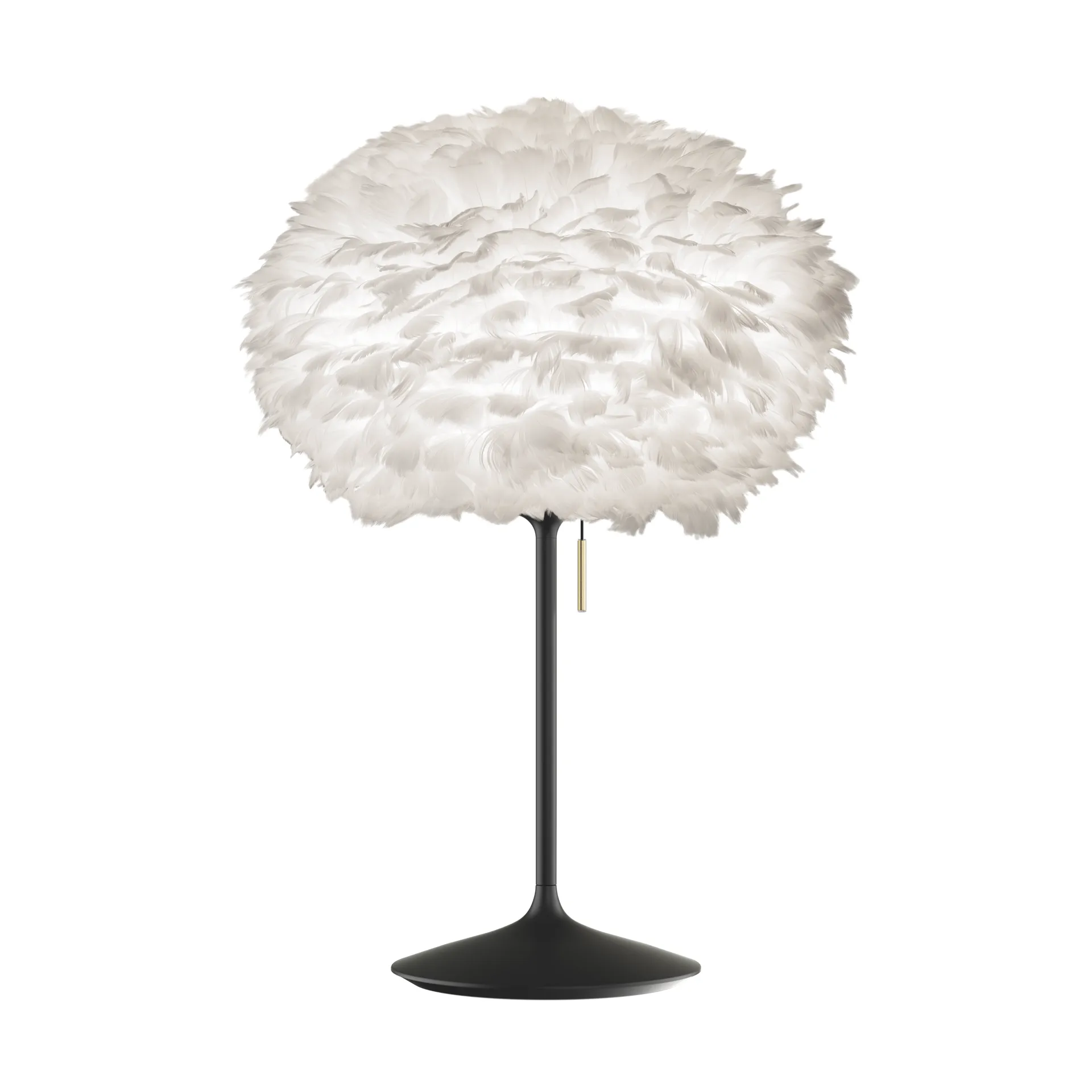 Eos candeeiro de mesa médio, Branco-Preto Umage