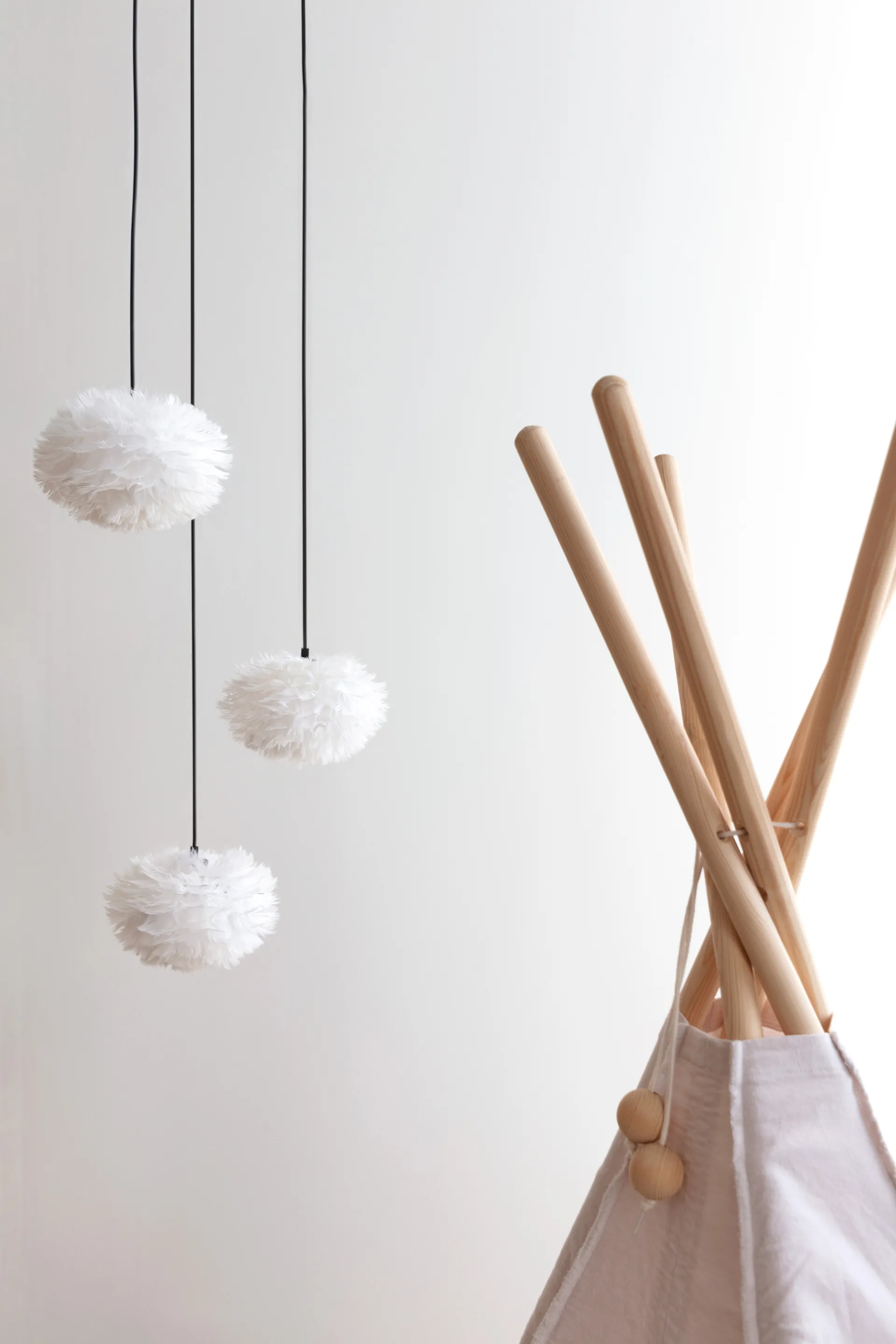 Eos Nano pendente, Branco, cluster 3 Umage