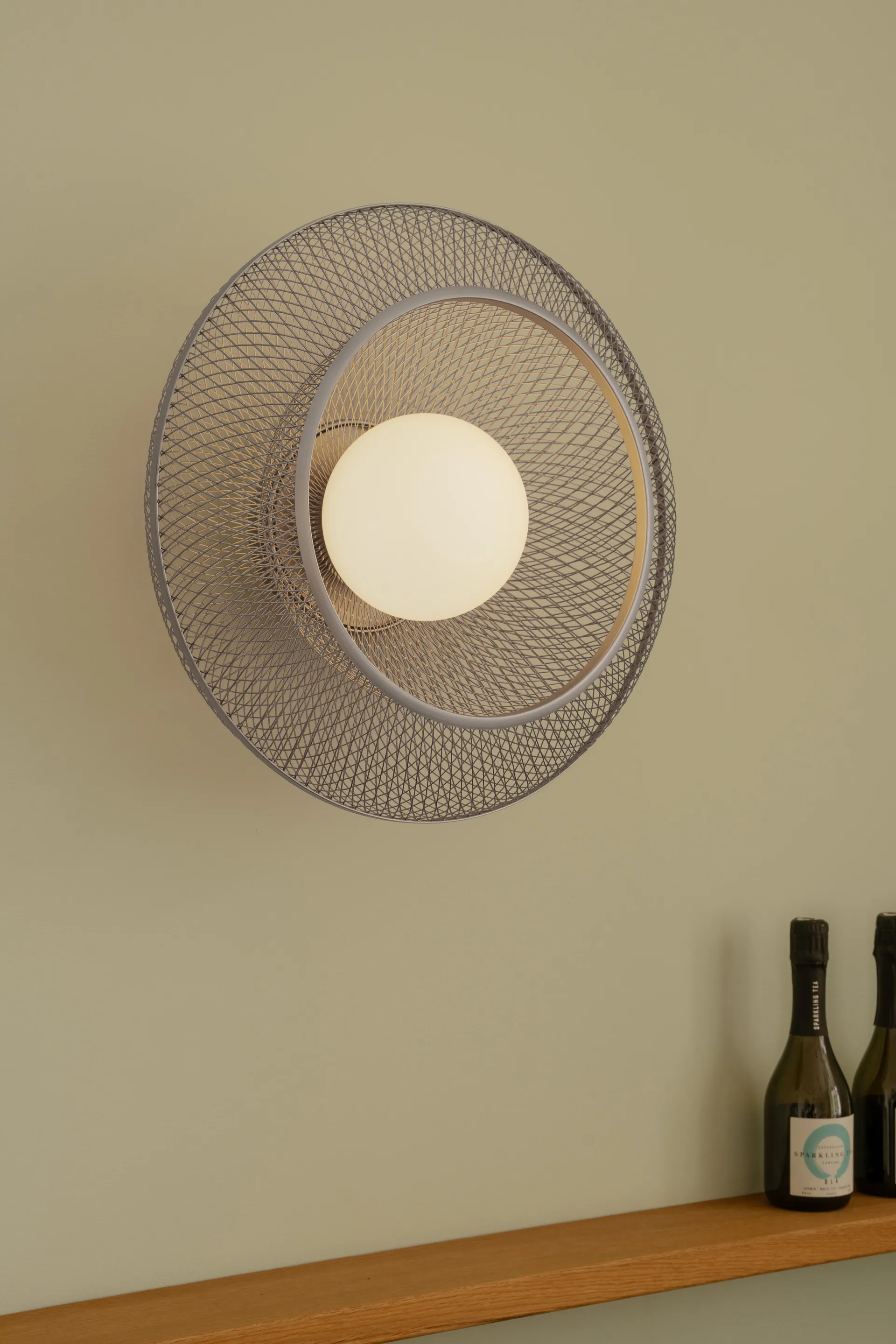 Faraday Up plafon médio, Latão escovado Umage