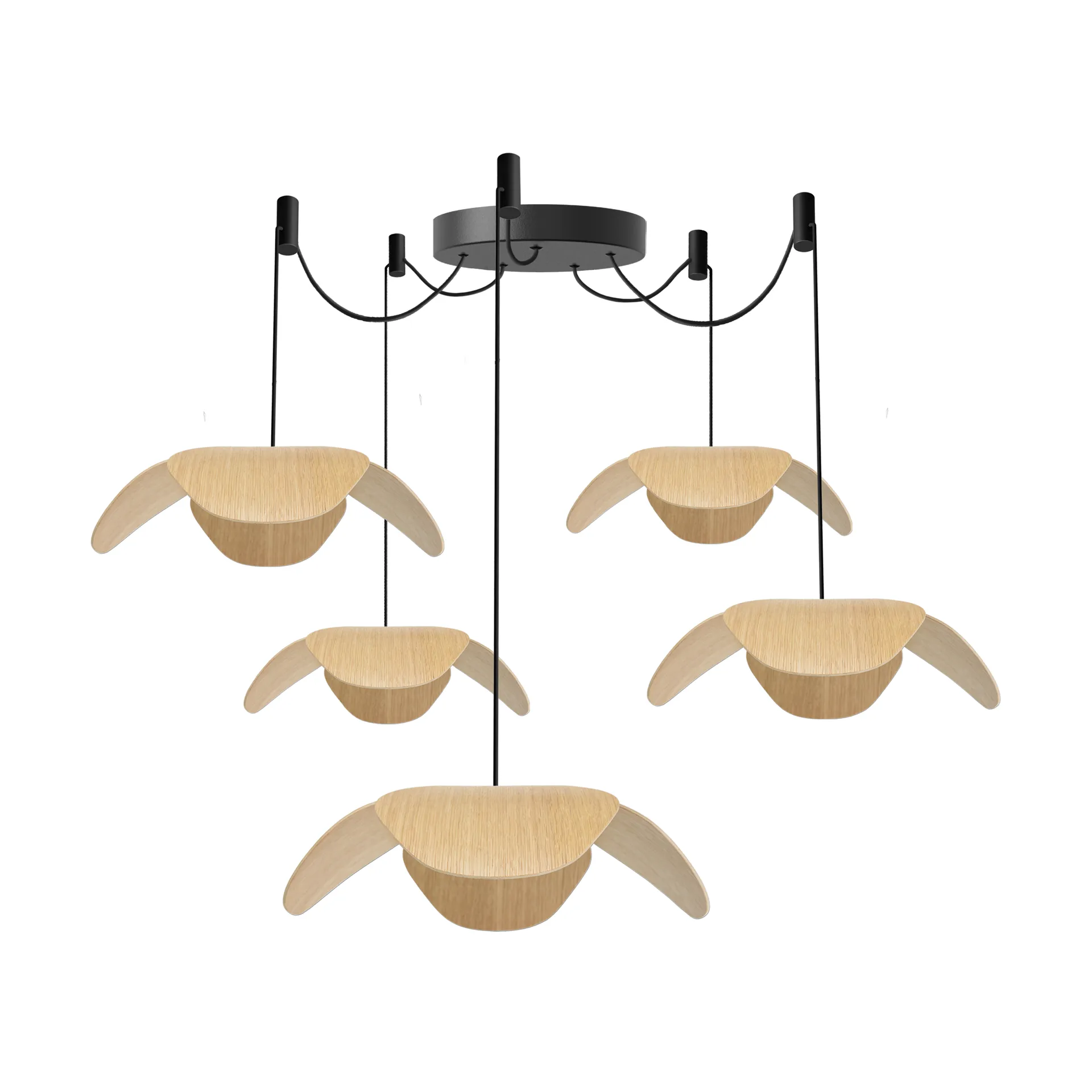 Forget Me Not pendente grande, Aglomerado de carvalho 5 Umage