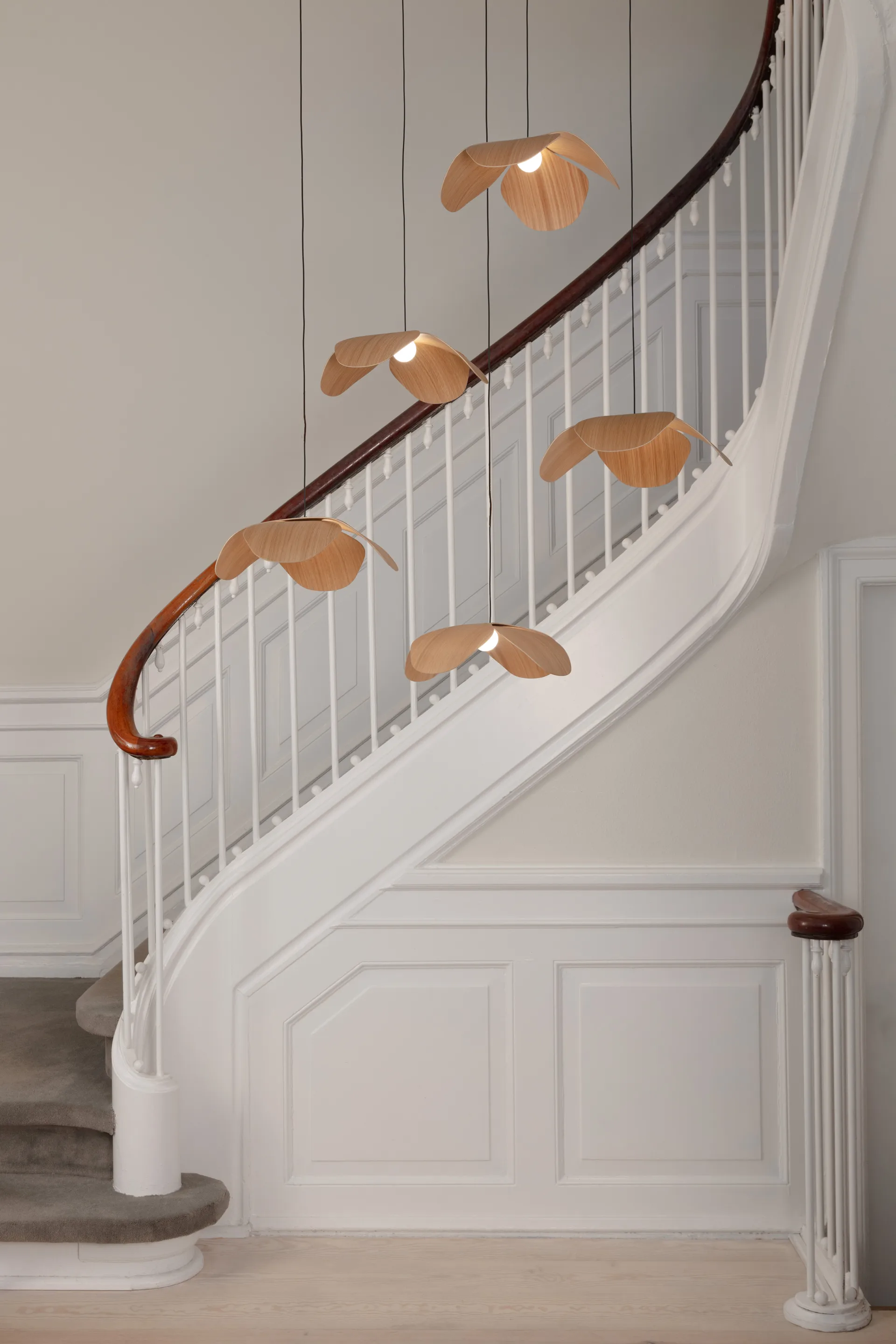 Forget Me Not pendente grande, Aglomerado de carvalho 5 Umage