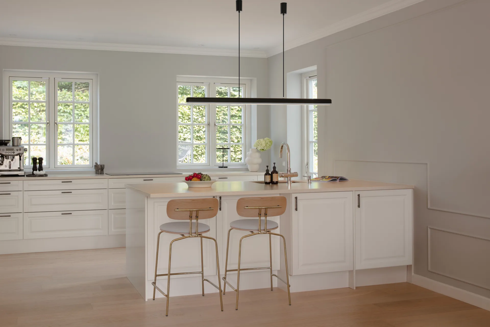 Hazel Branch pendente 1,5m, Preto-aco Umage