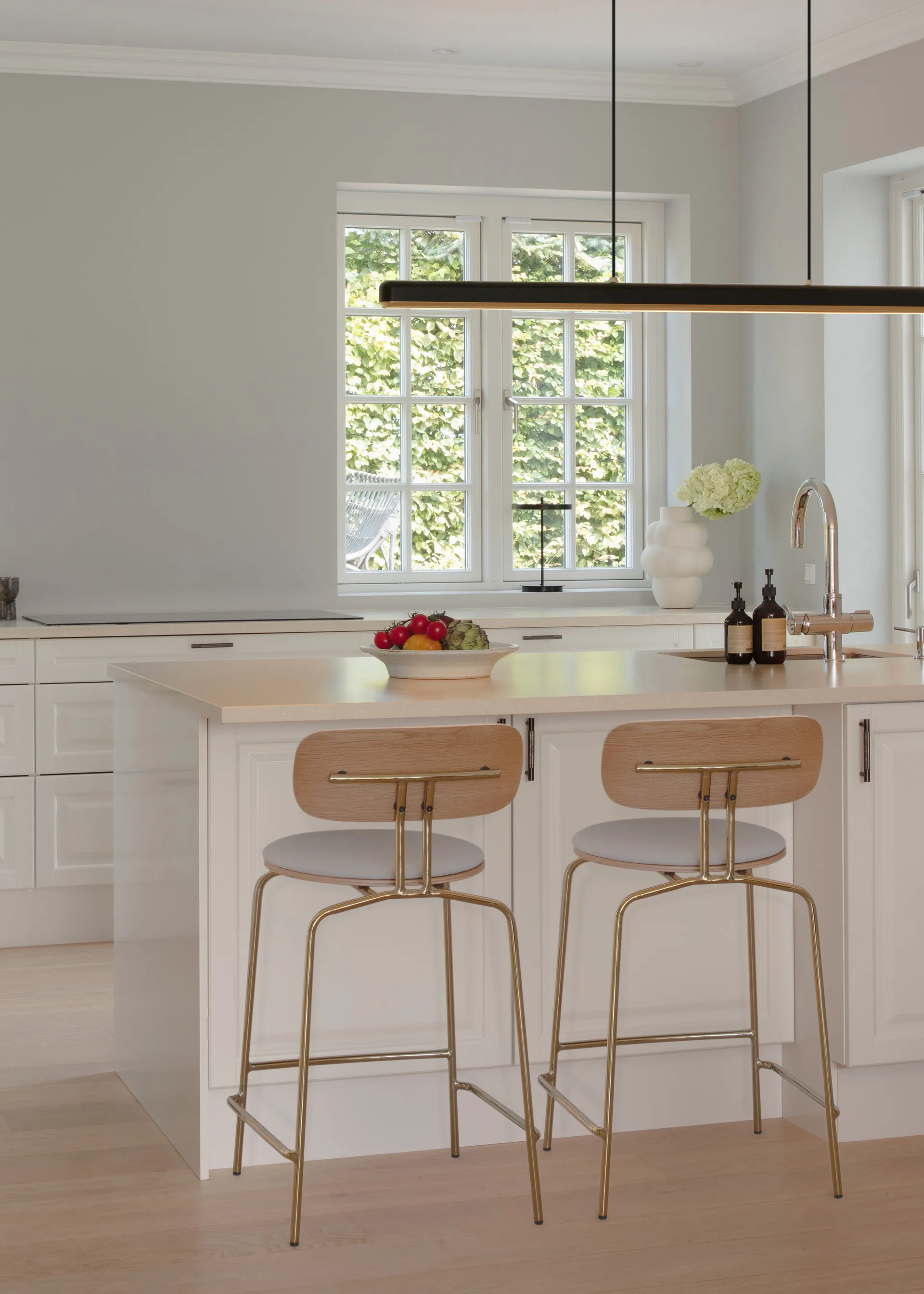 Hazel Branch pendente 1,5m, Preto-latão Umage