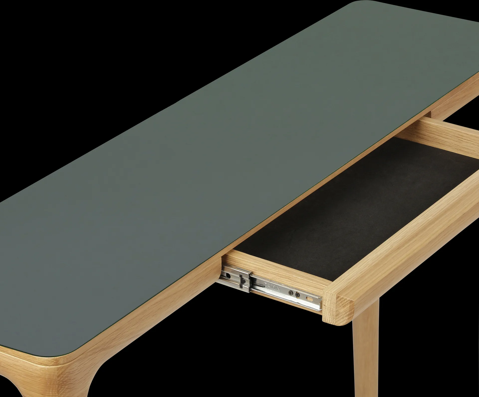 Heart'n'Soul mesa consola 120 cm, Carvalho-verde musgo Umage